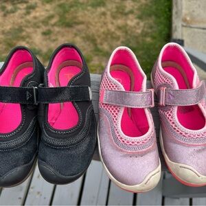 PLAE Black and Pink Kids Sneakers